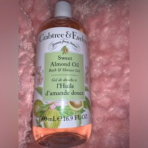 Crabtree & Evelyn Sweet Almond Oil body and shower gel new